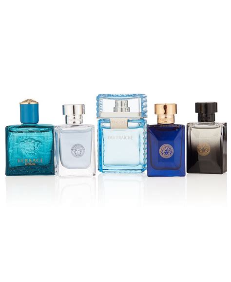 versace mens miniatures|Versace 5 piece mini set.